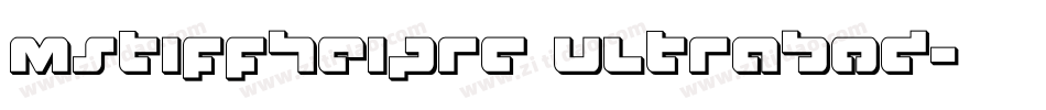 mstiffheiprc ultrabod字体转换